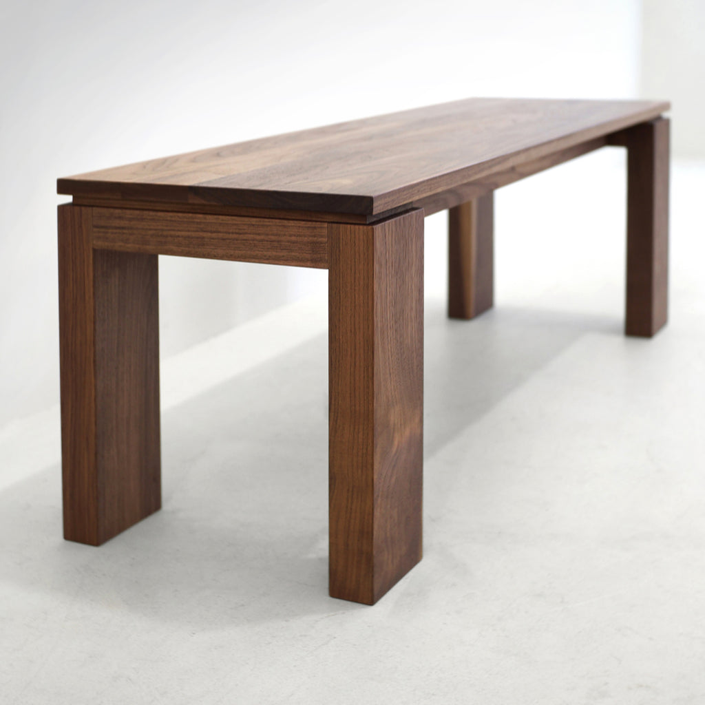 Solid Black Walnut Bench/ Coffee Table