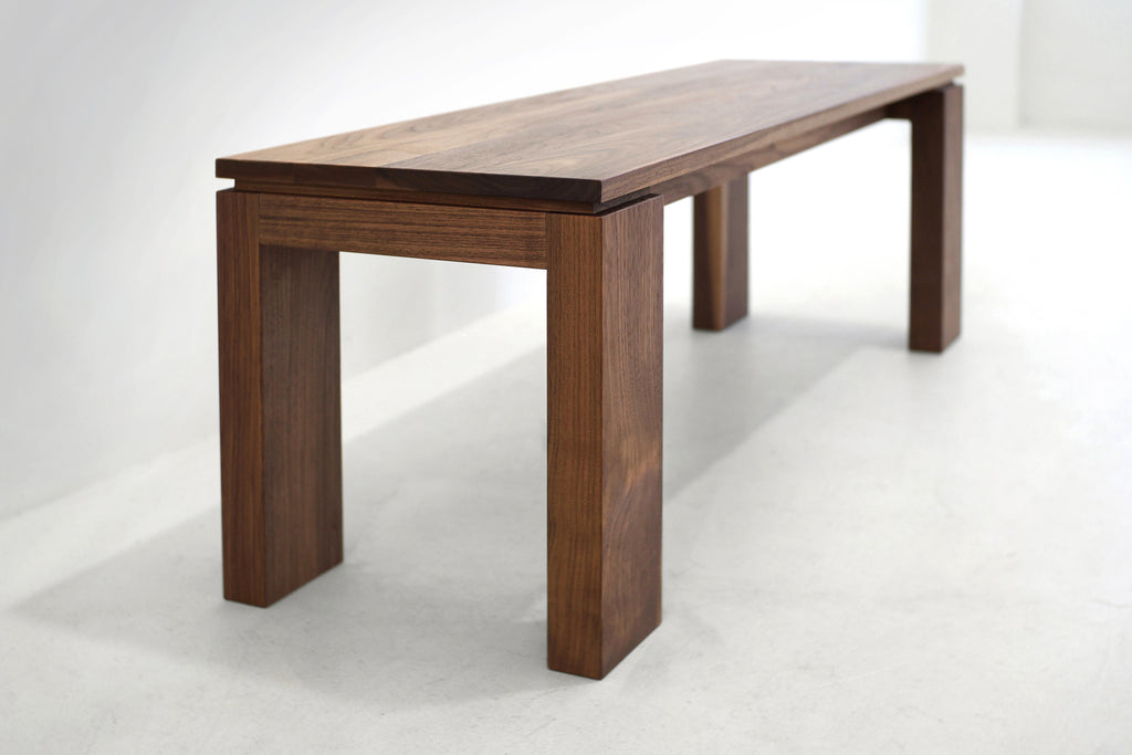 Solid Black Walnut Bench/ Coffee Table