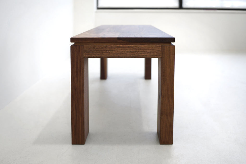 Solid Black Walnut Bench/ Coffee Table