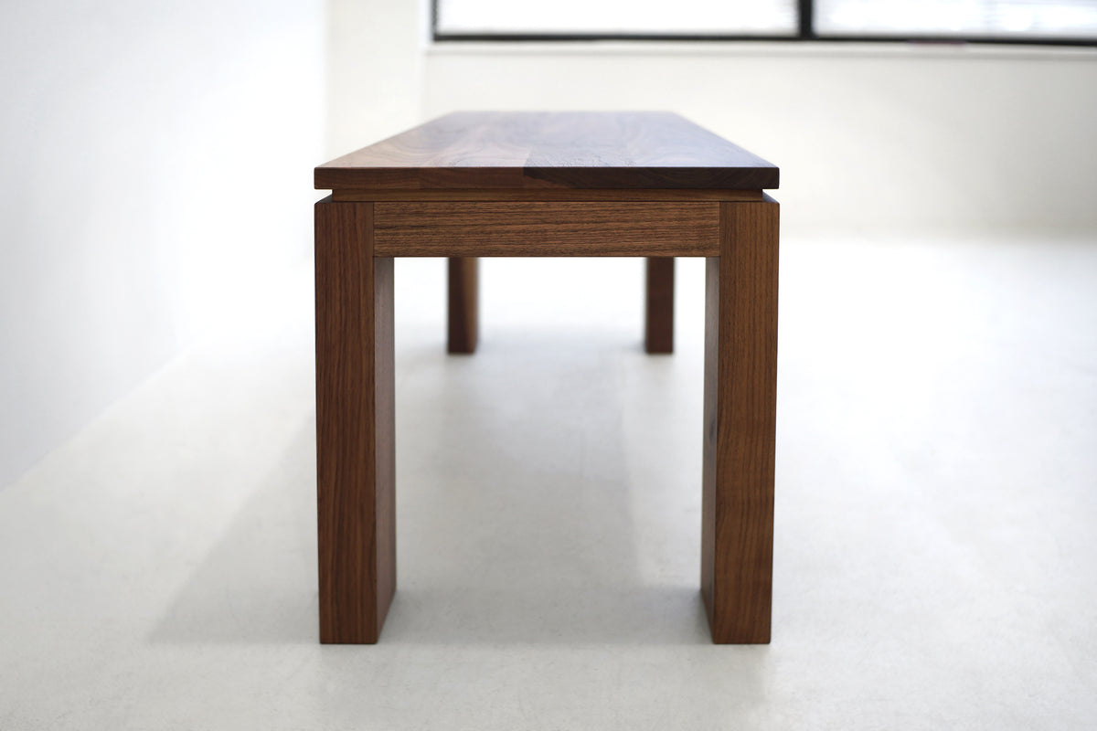Solid Black Walnut Bench/ Coffee Table