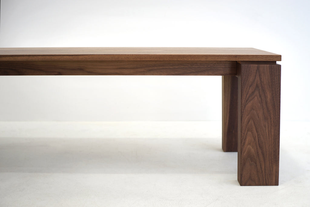 Solid Black Walnut Bench/ Coffee Table