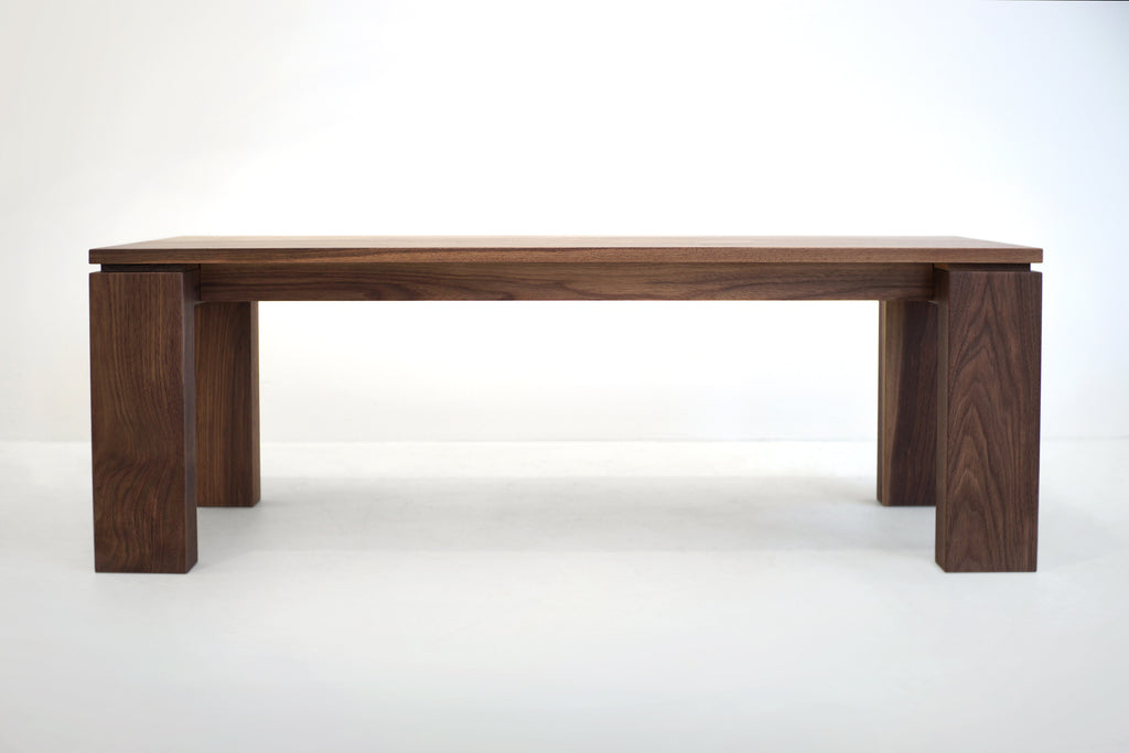 Solid Black Walnut Bench/ Coffee Table