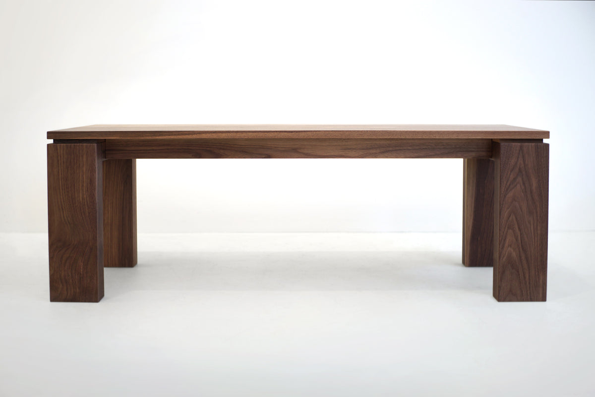 Solid Black Walnut Bench/ Coffee Table
