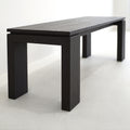 Solid Black Oak Bench/ Coffee Table