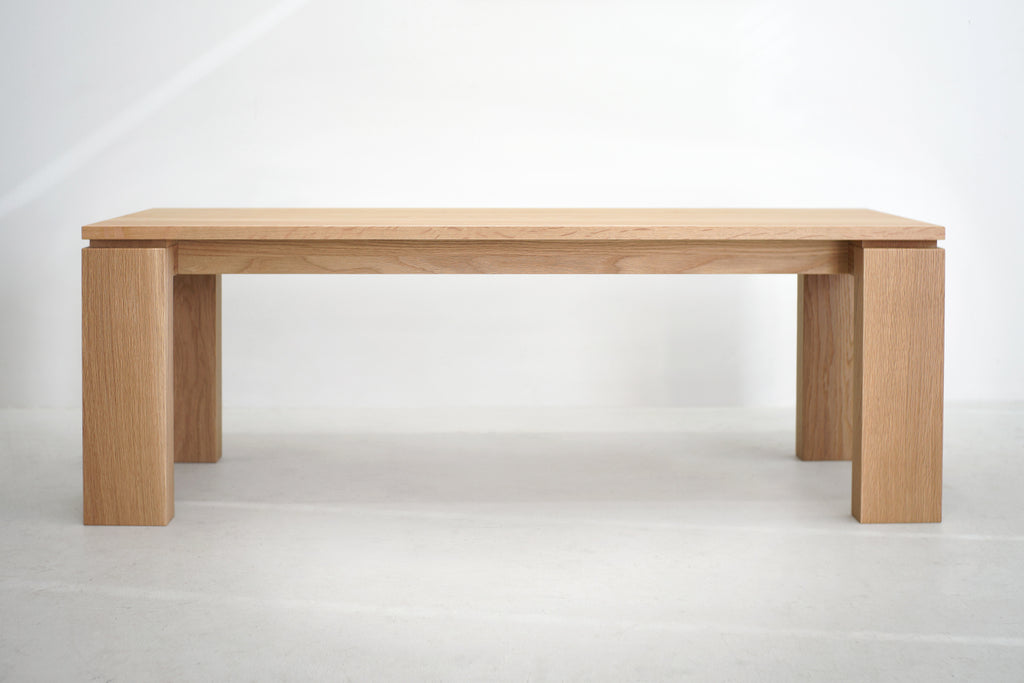 Solid White Oak Bench/ Coffee Table