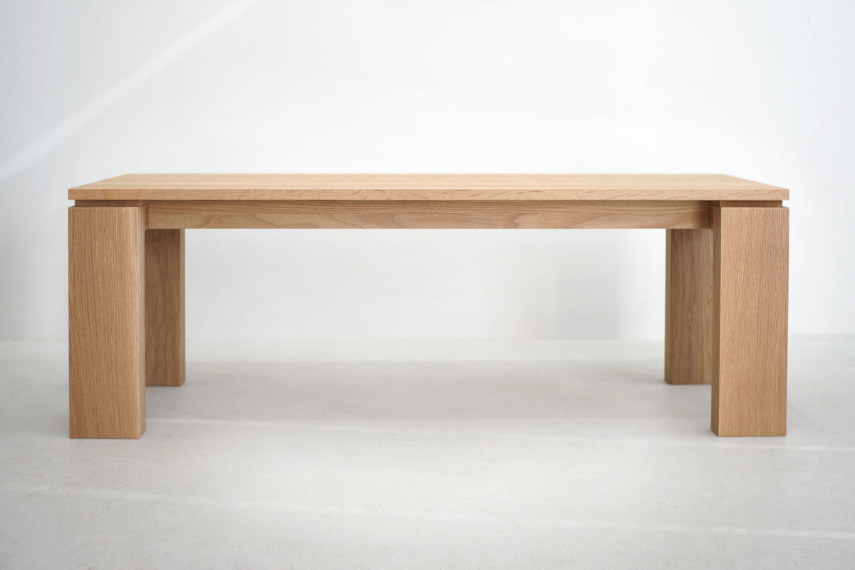 Solid White Oak Bench/ Coffee Table