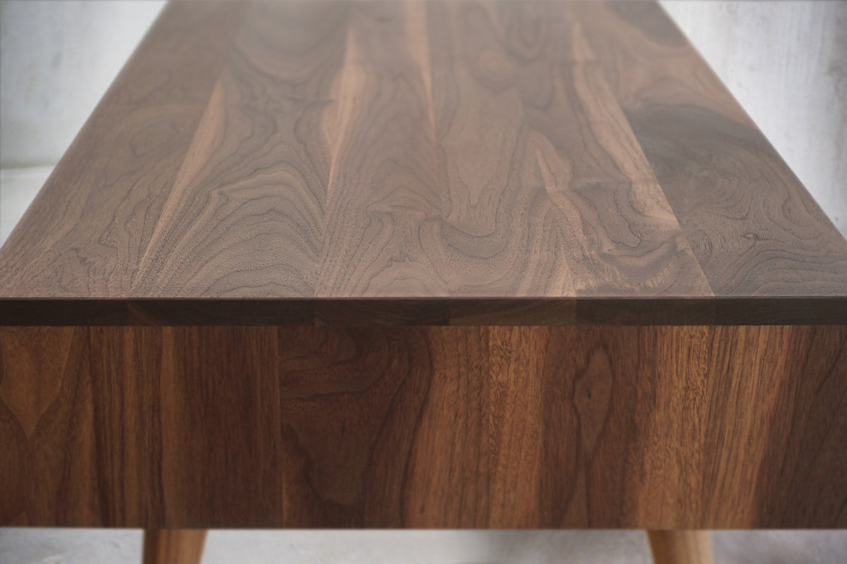Solid Black Walnut Coffee Table/ Media Console/ TV Stand